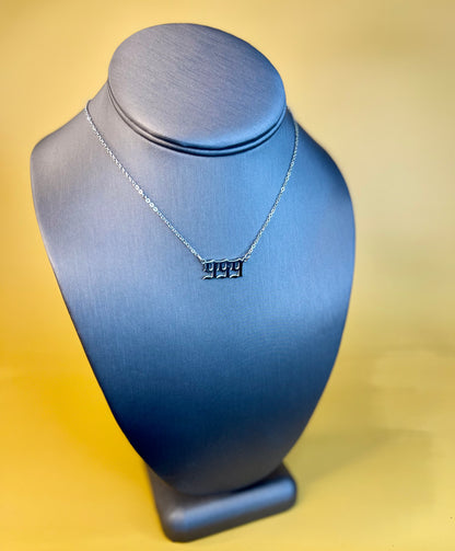 Angel Number Necklace-Dainty